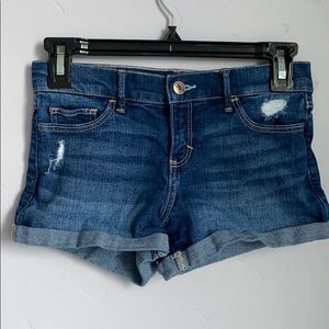 abercrombie kids jean shorts